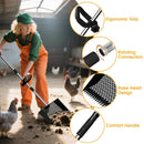 3 in 1 Metal Poop Scooper & Rake & Screen, For Chickens, Dogs, Horses, and Cats