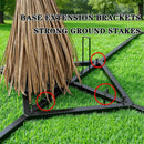 11.5ft Flying Witch on Broom Halloween Decor with Sound & Touch Activated