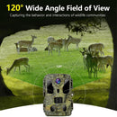 4G Cellular Trail Camera with Solar Panel, 4K Ultra HD