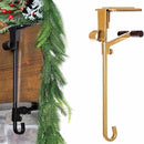 2 In 1 Adjustable Christmas Garland and Stocking Hanger