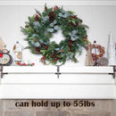 2 In 1 Adjustable Christmas Garland and Stocking Hanger