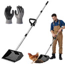 3 in 1 Metal Poop Scooper & Rake & Screen, For Chickens, Dogs, Horses, and Cats