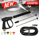 4500 PSI Pressure Washer Gun+10m Pressure Washer Hose