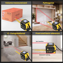 5 in 1 Digital Bluetooth Laser Tape Measure