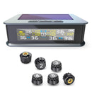 Solar Tire Pressure Monitor System with 6 Sensors