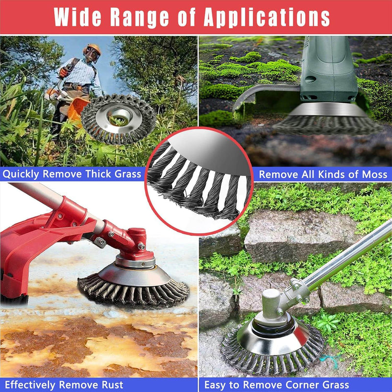 6 inch Universal Metal Trimmer Head for 4 in 1 Weed Eater Pro