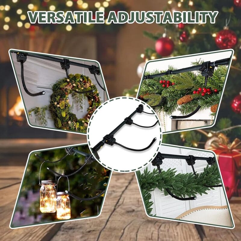 Adjustable Christmas Garland Hanger for Front Door