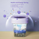 15L Foldable Washing Machine with Blue Light & UV Sterilization