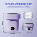 15L Foldable Washing Machine with Blue Light & UV Sterilization