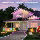 Smart RGBIC Outdoor LED Net Lights