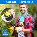 Solar Waist Fan with Mosquito Repellent Ring