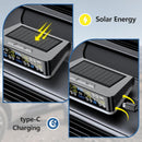 Solar Tire Pressure Monitor System with 6 Sensors