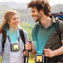 Solar Waist Fan with Mosquito Repellent Ring