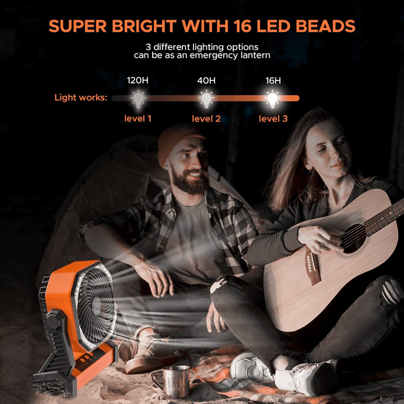 3 In 1 Cordless Camping Fan