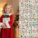 24 PCS Floating Candles with Wand Remote & Holiday Tattoo Sticker Set