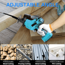 Cordless Reciprocating Saw with 2 Batteries