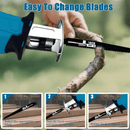 Cordless Reciprocating Saw with 2 Batteries