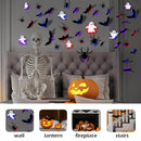 104PCS Halloween 3D Lighted Bats / Spider / Ghost Wall Decors
