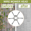 8 inches Steel Wire Trimmer Head for 4 in 1 Cordless Weed Eater Pro