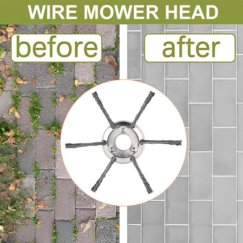 8 inches Steel Wire Trimmer Head for 4 in 1 Cordless Weed Eater Pro