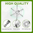 8 inches Steel Wire Trimmer Head for 4 in 1 Cordless Weed Eater Pro