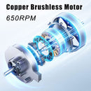 Cordless Electric Stand Weed Puller with 2 Batteries