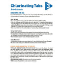 15 PCS 3 Inch Pool Chlorine Tablets for Solar Pool Chlorine Floater