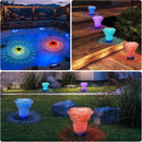 Solar Pool Chlorine Floater with Colorful Light