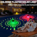 Solar Pool Chlorine Floater with Colorful Light