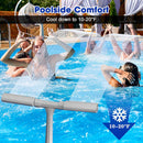 Solar Pool Fountain with Lights