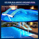 Solar Pool Fountain with Lights