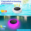 Solar Powered Pool Ionizer with LED Light