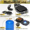 2 Burner Foldable Camping Stove