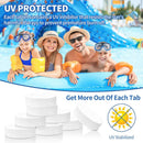 15 PCS 3 Inch Pool Chlorine Tablets for Solar Pool Chlorine Floater