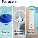 15 PCS 3 Inch Pool Chlorine Tablets for Solar Pool Chlorine Floater