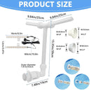 Solar Pool Fountain with Lights