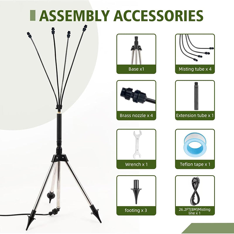 Outdoor Standing Misters with Tripod