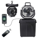 4 in 1 Mist Camping Fan with 6L Bucket