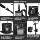 Camping Shower Kit with 5 Gallons Foldable Bucket