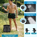Camping Shower Kit with 5 Gallons Foldable Bucket