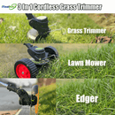3 In 1 Cordless Grass Trimmer, Weed Eater and Edger