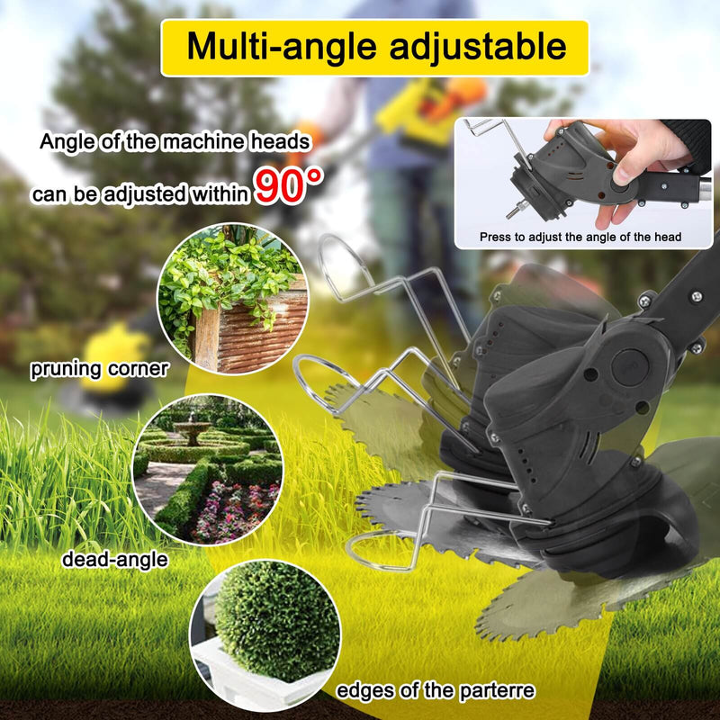 3 In 1 Cordless Grass Trimmer, Weed Eater and Edger