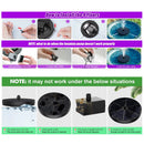 Solar Fountain with 60 LED Lights