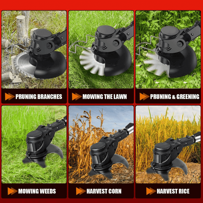 3 In 1 Cordless Grass Trimmer, Weed Eater and Edger